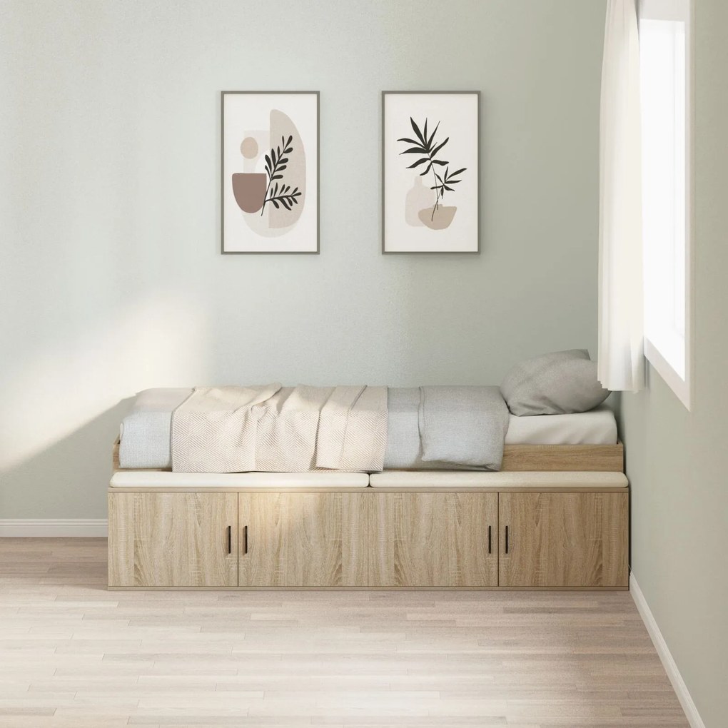 Rete contenitore rovere sonoma 75x190 cm