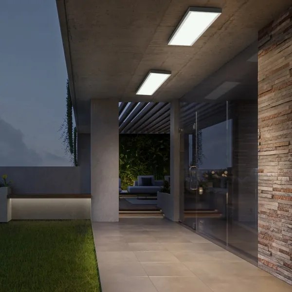 Brilagi - Plafoniera LED da bagno FRAME LED/50W/230V 120x30 cm IP44 bianco