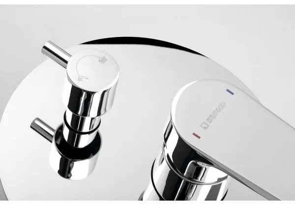 Sapho - Miscelatore doccia da incasso KAI cromo lucido