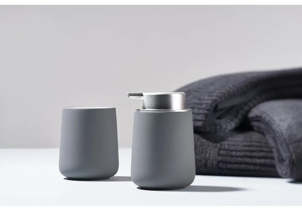 Portasapone grigio scuro Nova - Zone