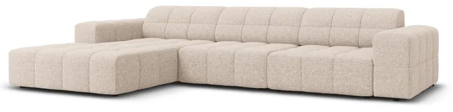 Divano angolare beige (angolo sinistro) Chicago - Cosmopolitan Design
