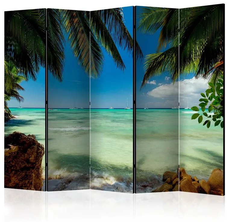 Paravento  Relaxing on the beach II [Room Dividers]  Colore ---, Dimensioni e Misure 225x172