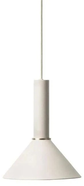 Ferm Living - Collect Lampada a Sospensione Cono Alto Grigio Chiaro ferm LIVING