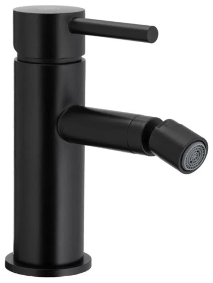 KFA Armatura 5037-015-81 - Rubinetto del bidet + con scarico MOZA opaco nero