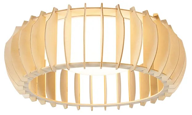 Plafoniera scandinava beige 40 cm con LED - Monte