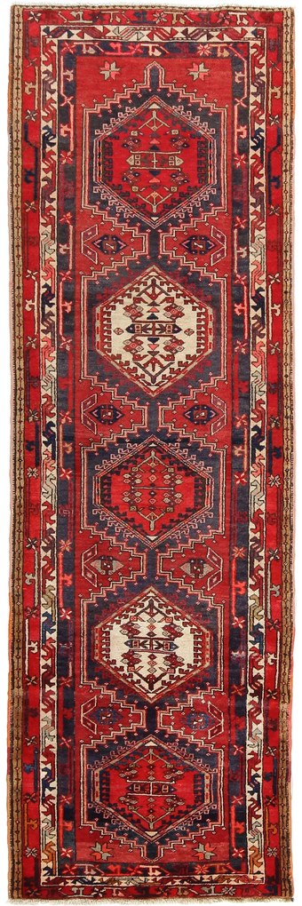 Ardebil Tappeto 100x340 (Iran) Annodato A Mano