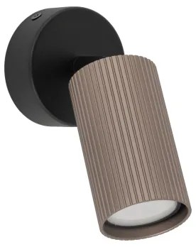 Faretto TUNE 1xGU10/10W/230V nero/marrone