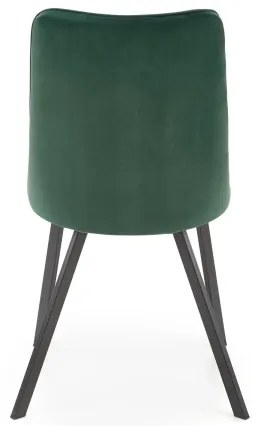 Sedia da pranzo RESTIVO, 1 pezzo, verde scuro