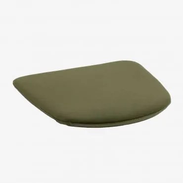 Cuscino In Velluto Per Sedia Lix Verde Kaki - Sklum