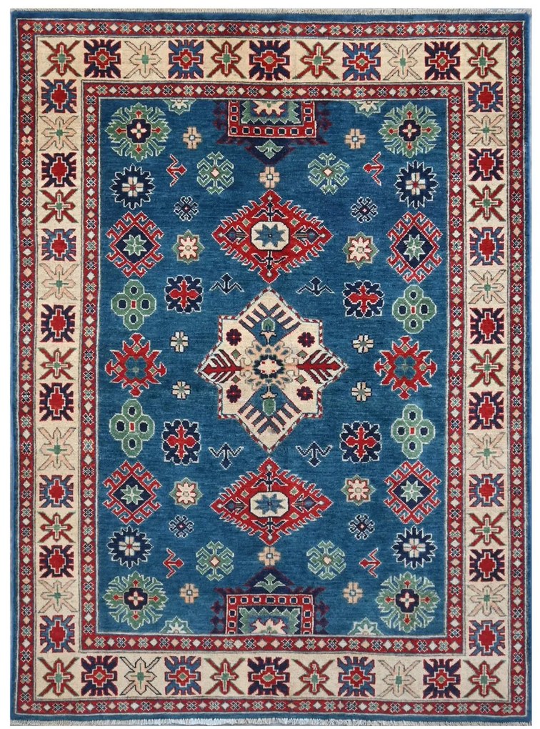 Kazak Tappeto orientale 140x200 (Pakistan) Annodato A Mano