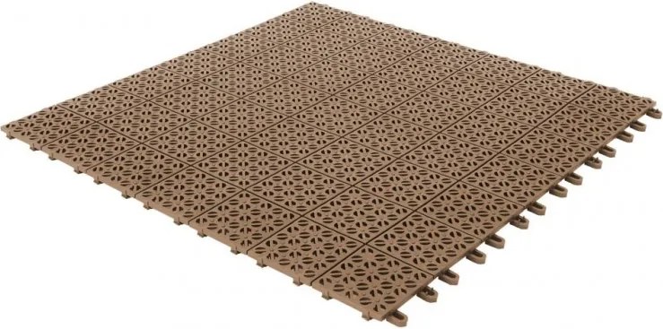 Set 6 Piastrelle Flessibili in Plastica 55,5 x 55,5 cm da Esterno Drenanti e Autobloccanti...