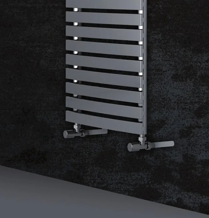 Scalda bagno termoarredo 174x50 con tubi piatti modello Kam-372 - KAMALU
