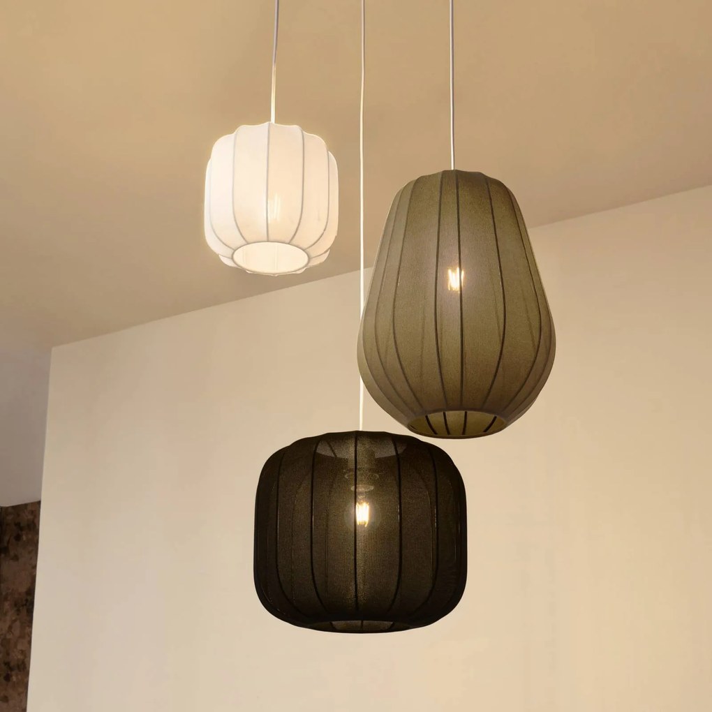 Lampada a sospensione Helin Lindby, dimmerabile, Multicolore, Soggiorno / Sala da pranzo, Tessuto / Stoffa / Seta, Scandinavo, Lampada a sospensione