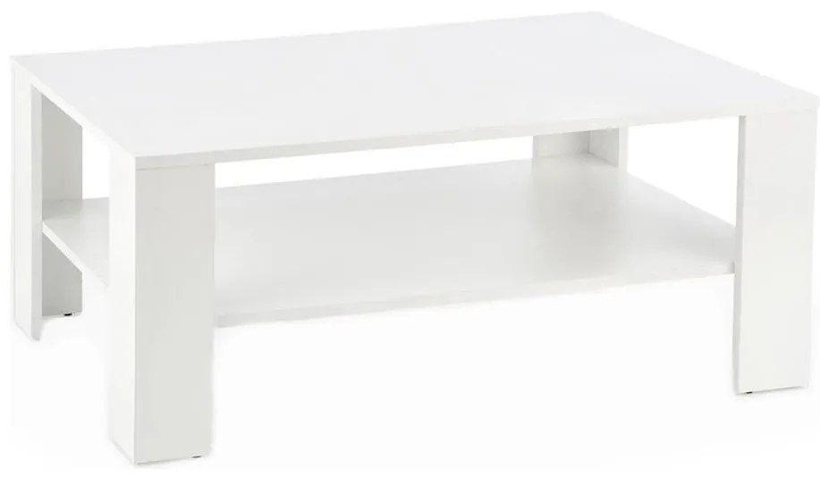 Tavolino KWADRO 53x110 cm bianco