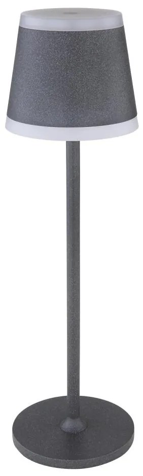 Globo 58433G - Lampada da tavolo LED dimmerabile RIDLEY LED/4,6W/3,7V 3000K grigio