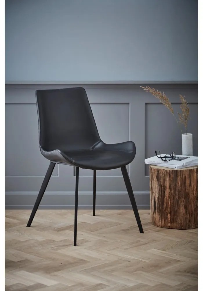 Sedia da pranzo in similpelle nera DAN-FORM Danimarca Hype - DAN-FORM Denmark