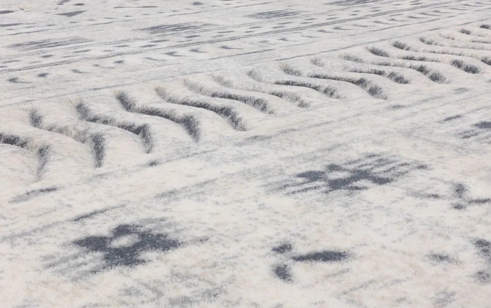 Tappeto in lana bianca 230x340 cm Masi - Agnella