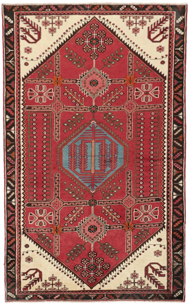 Hamedan Tappeto 160x260 (Iran) Annodato A Mano