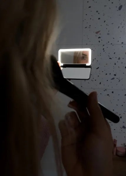 Concept KZ2020 - Specchio cosmetico LED PERFECT SKIN LED/1,5W/5V 300 mAh nero