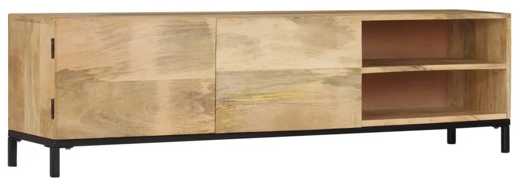 Mobile Porta TV 145x30x41 cm in Legno Massello di Mango