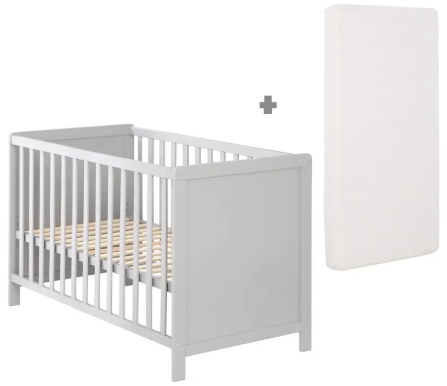 Culla grigio chiaro 60x120 cm - Roba