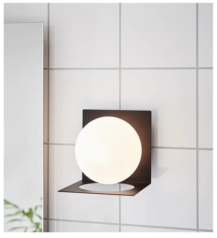Lampada da parete nera Zenit - Markslöjd