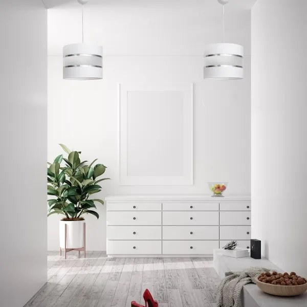 Lampadario su filo HELEN 1xE27/15W/230V bianco