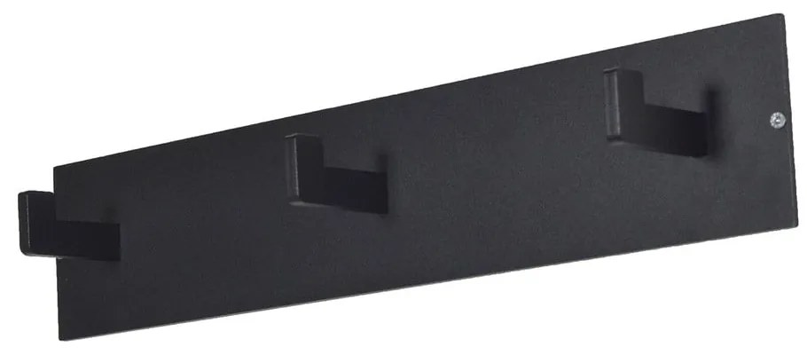 Attaccapanni da parete nero in metallo 50 cm Leatherman – Spinder Design