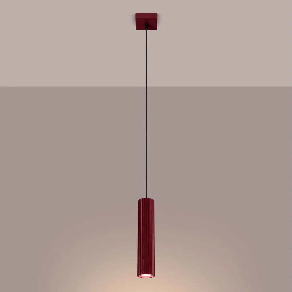 Brilagi - Lampadario LED a sospensione con cavo CRESTO 1xGU10/10W/230V bordeaux