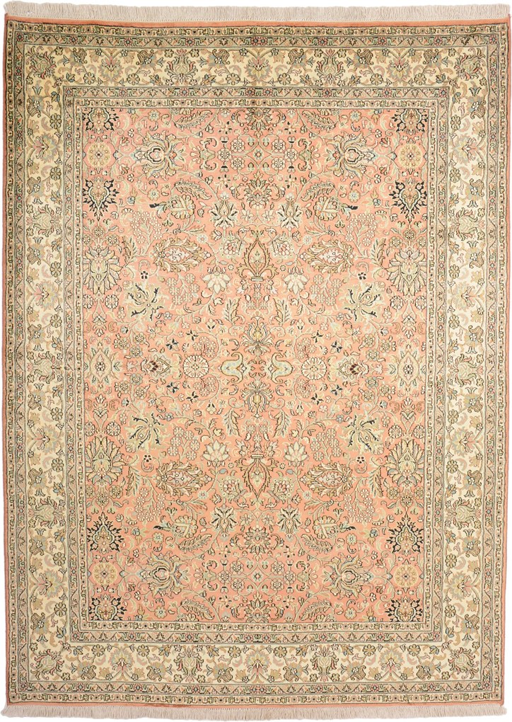 Cashmere Silk Tappeto 210x160 (Indian) Annodato A Mano