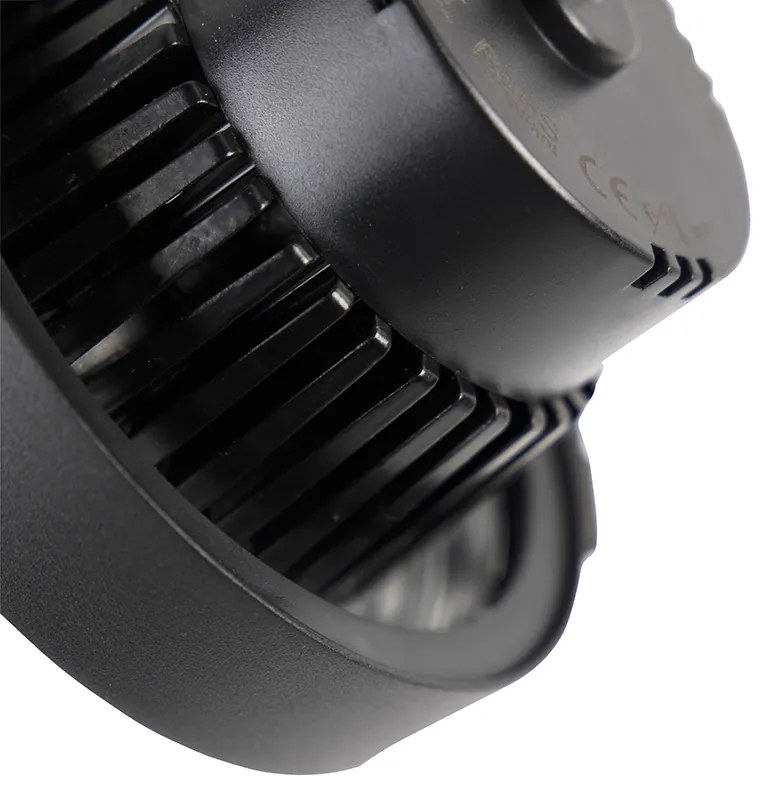 Faretto a binario LED trifase nero 15W 2700K con AR111 - Expert