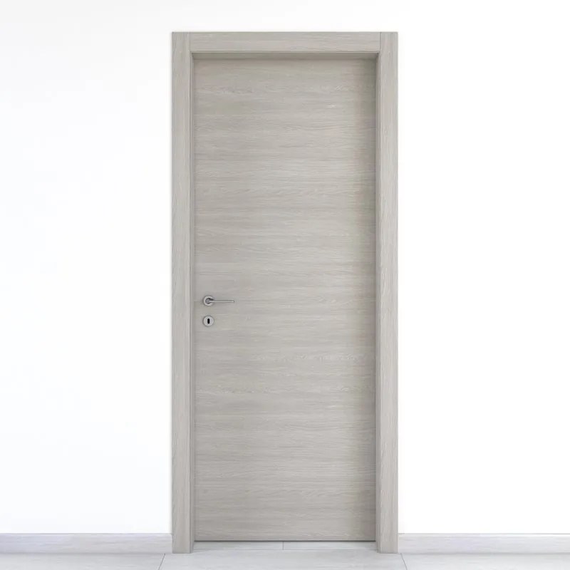 Porta battente Cambridge rovere grigio L 60 x H 210 cm reversibile