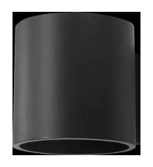 Lampada da parete nera Roda - Sollux