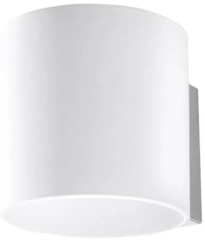 Applique da Parete in Vetro Bianco VICI G9 Bianca da interno