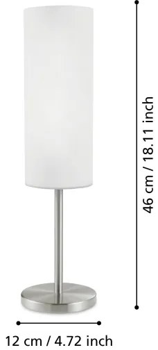 EGLO 85981 - Lampada da tavolo TROY 3 1xE27/60W