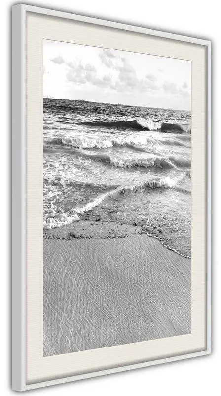 Poster  At the Seaside  Cornice Quadri Cornice nera con pass-partout, Larghezza x Altezza Home decor 20x30