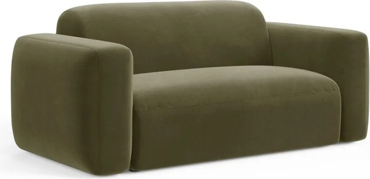 Divano color kaki con rivestimento in velluto 180 cm Strino – Cosmopolitan Design