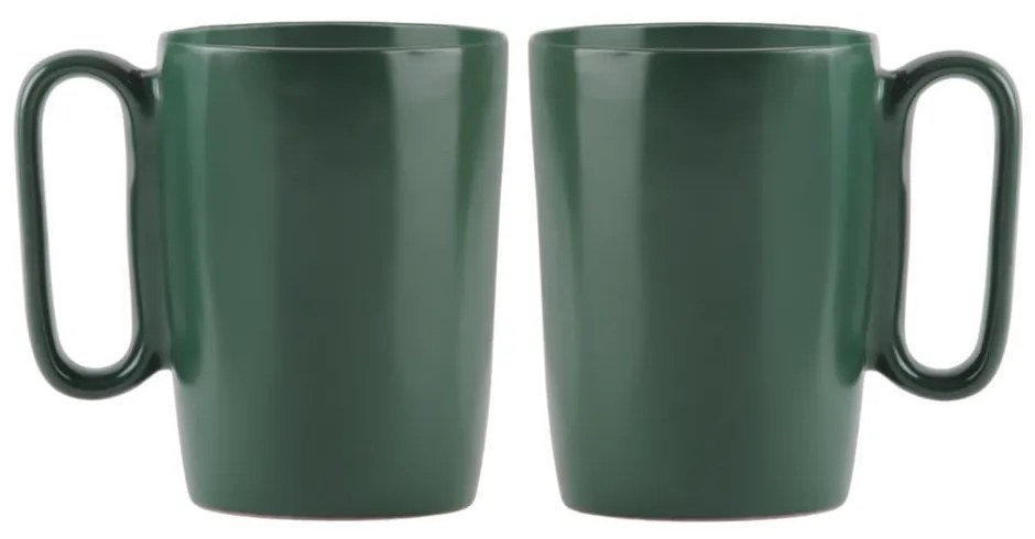 Tazze in set in verde scuro in gres 2 pz 250 ml Fuori – Vialli Design