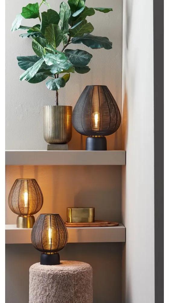 Lampada da tavolo color bronzo (altezza 34 cm) Suneko - Light &amp; Living