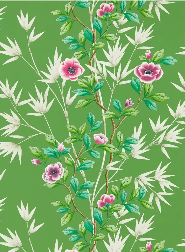 Harlequin Carta da parati Lady Alford - Apple/ Magenta