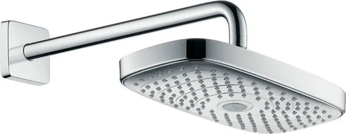 Soffione doccia HANSGROHE Raindance Select E300 in ottone cromo galvanizzato L 30 x H 16.7 x P 47 cm anticalcare 2 getti