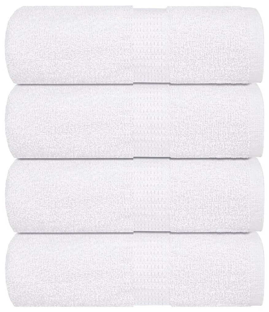 Salviette 4 Pz Bianche 15x21 Cm 360 G/m² 100% Cotone /