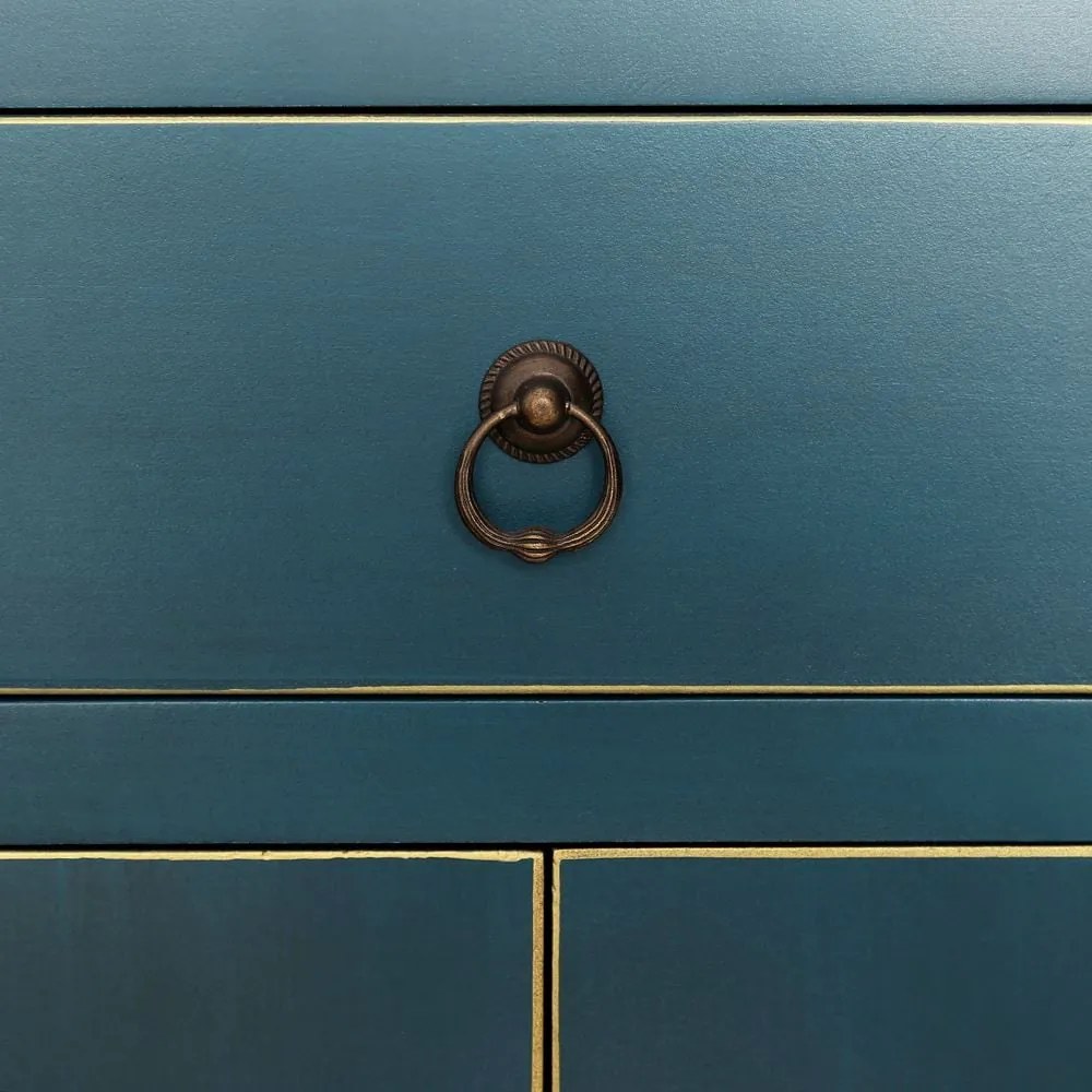 Cassettiera alta blu 73x90 cm Oriente - Ixia