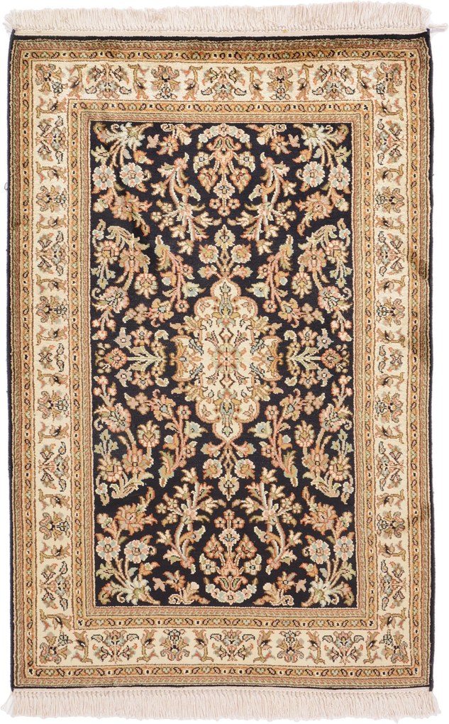 Cashmere Silk Tappeto orientale 60x100 (Indian) Annodato A Mano