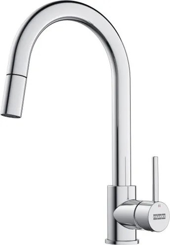Rubinetto da cucina fisso Miscelatore Pola doccia cromato argento cromato lucido FRANKE