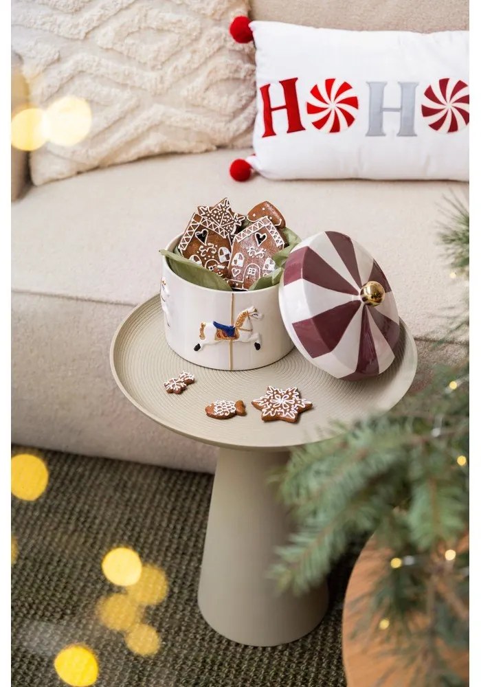 Cuscino decorativo in velluto con motivo natalizio 60x30 cm Ho Ho Ho - Catherine Lansfield