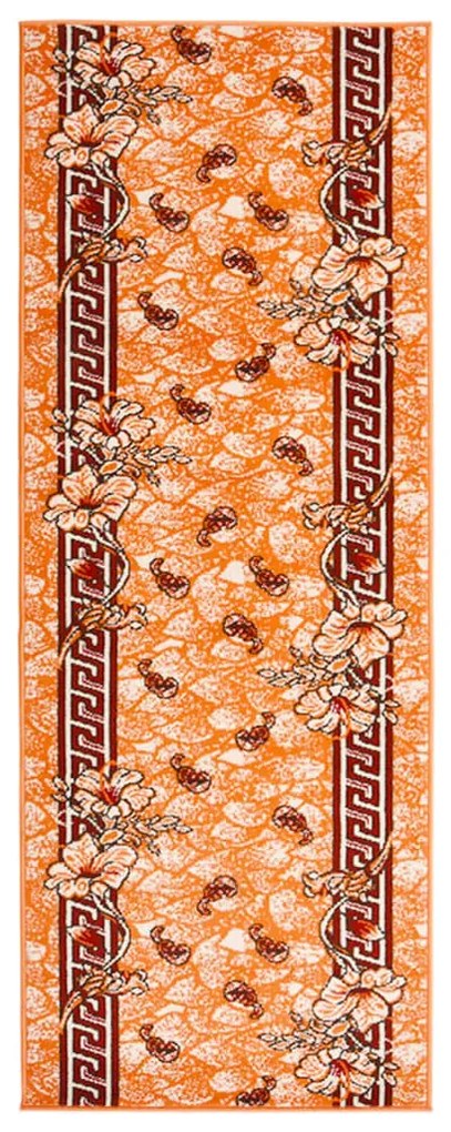Tappeto Lungo İn Bcf Terracotta 80x200 Cm /