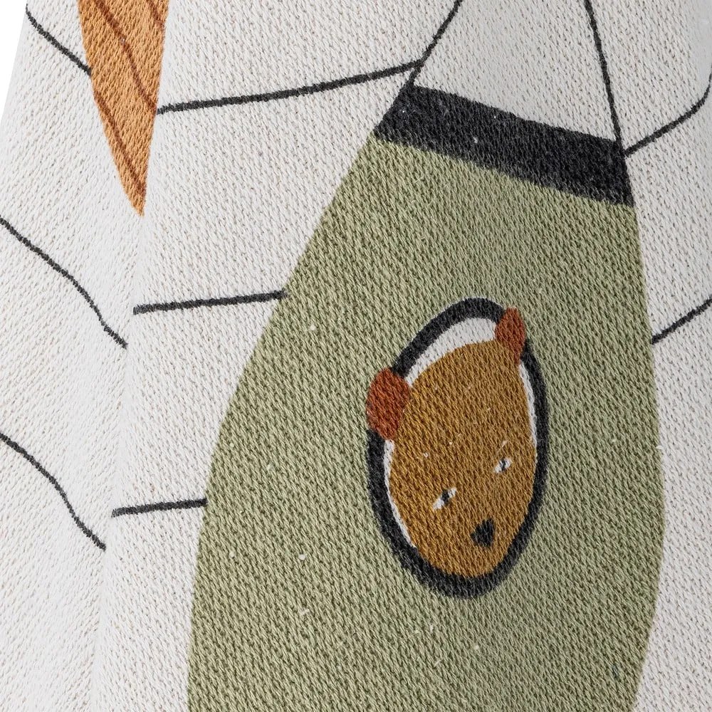 Coperta bianca per neonati 130x160 cm Space - Bloomingville Mini