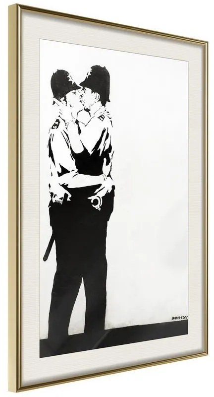 Poster Banksy: Kissing Coppers II