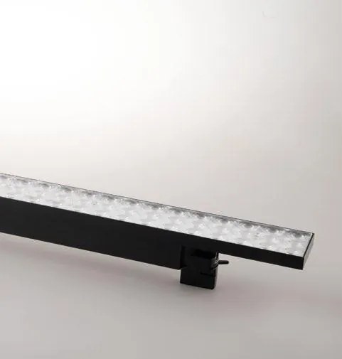 Lampada led lineare per binario maxwell nero in alluminio 48w 6500l...